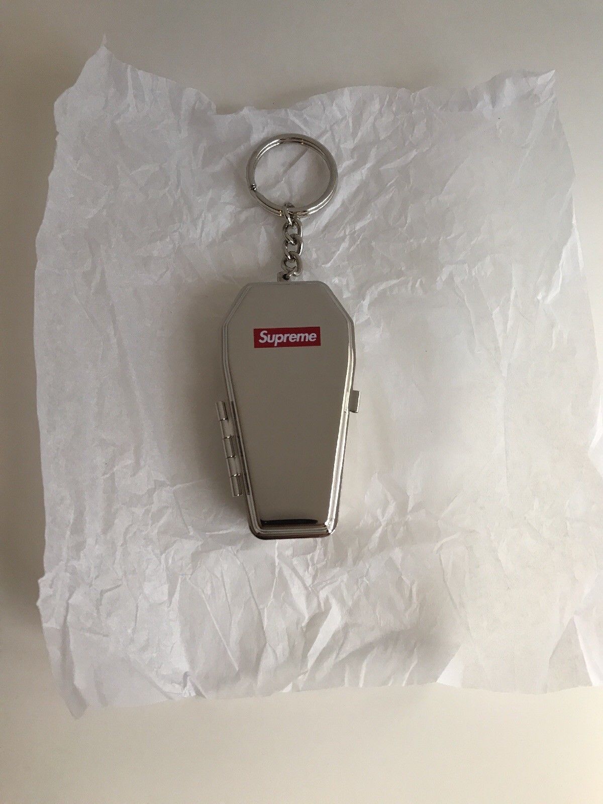 Supreme Coffin Keychain | Grailed