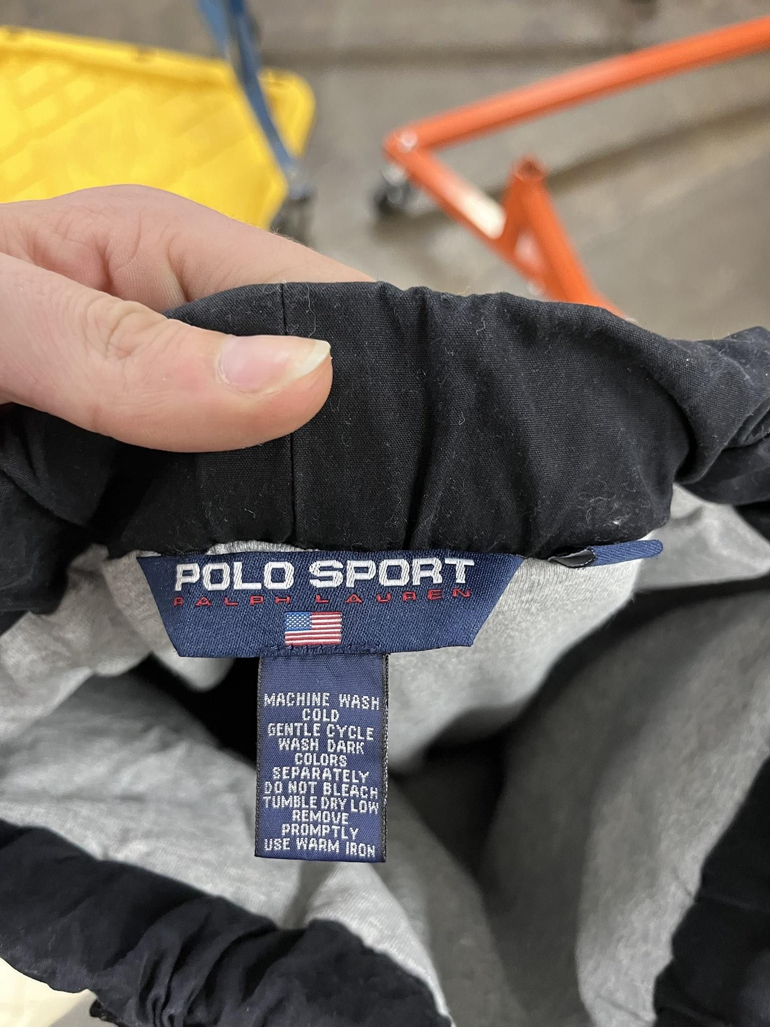 Polo Ralph Lauren × Vintage 1990's Polo Sport Fleece Lined Cargo Pants Size US 32 / EU 48 - 3 Thumbnail