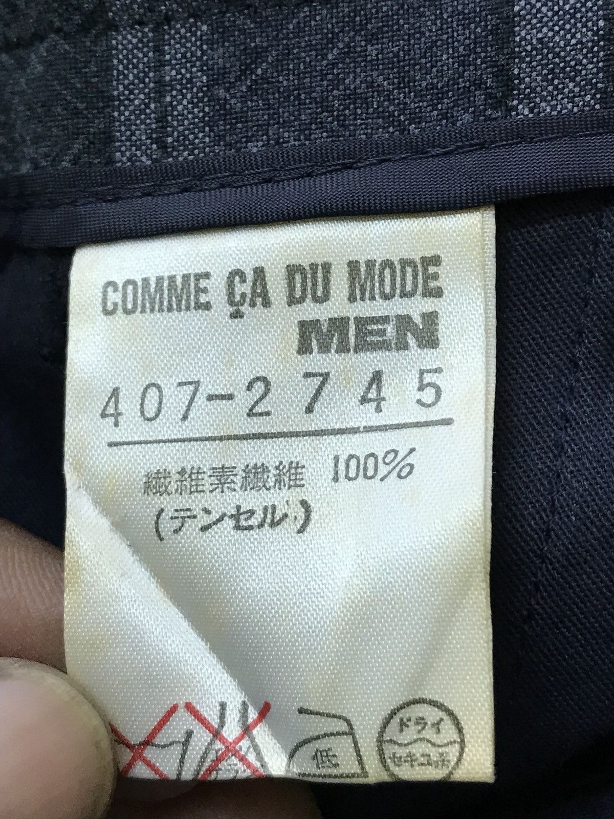 Japanese Brand Japanese Brand Comme Ca Du Mode Men Plaid Baggy Casual Pant Size US 29 - 8 Thumbnail