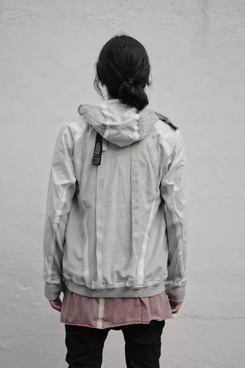 Boris Bidjan Saberi Boris Bidjan Saberi 23ss mainline cold-dyed double-sided adhesive Ninja ZIPPER 2.2ST hoodie Size US M / EU 48-50 / 2 - 4 Thumbnail