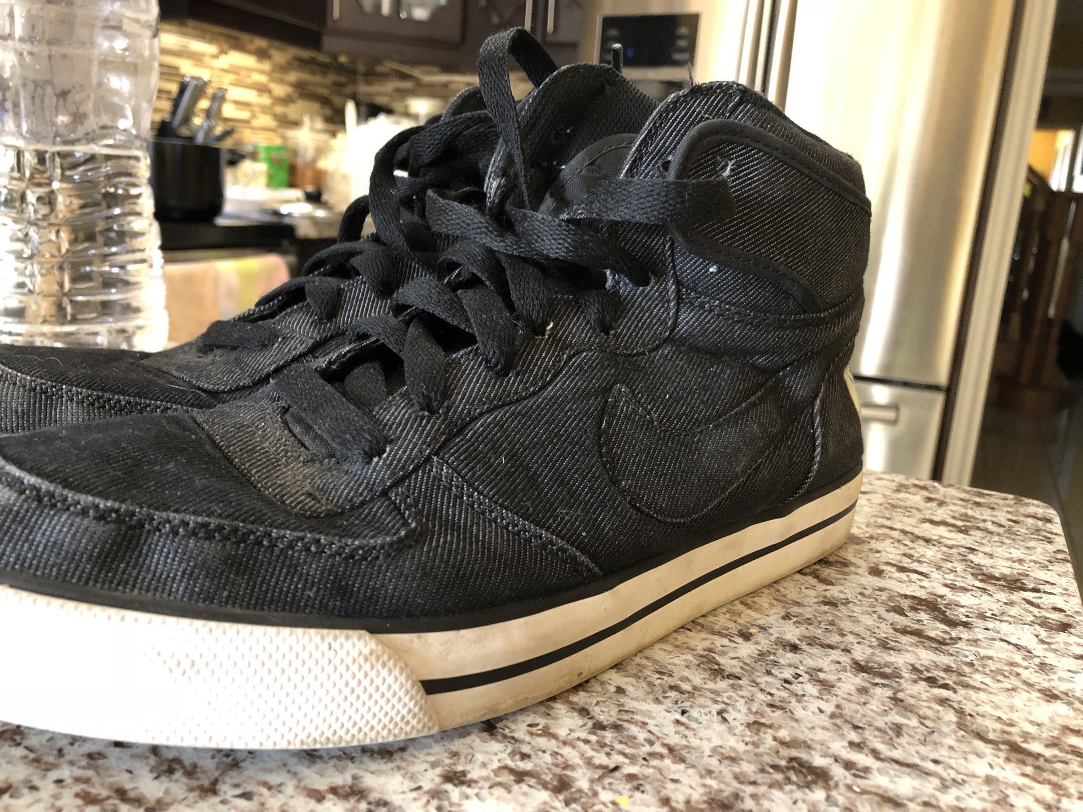 Denim High tops Size 10