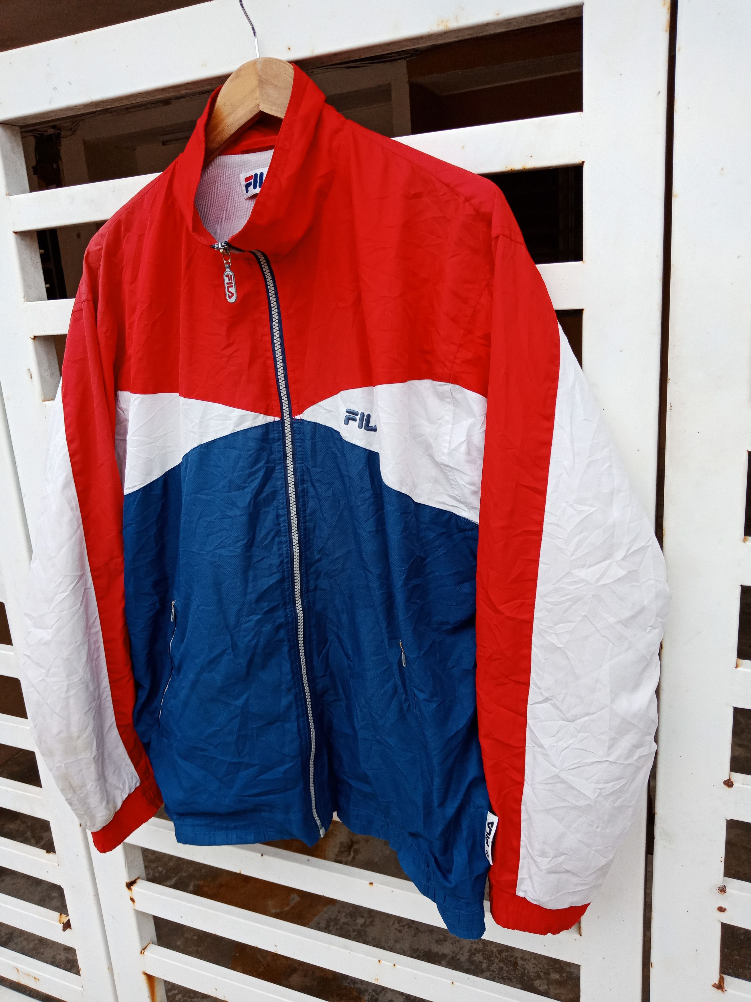 Champion Fila Color Block Windbreaker Size US L / EU 52-54 / 3 - 5 Thumbnail