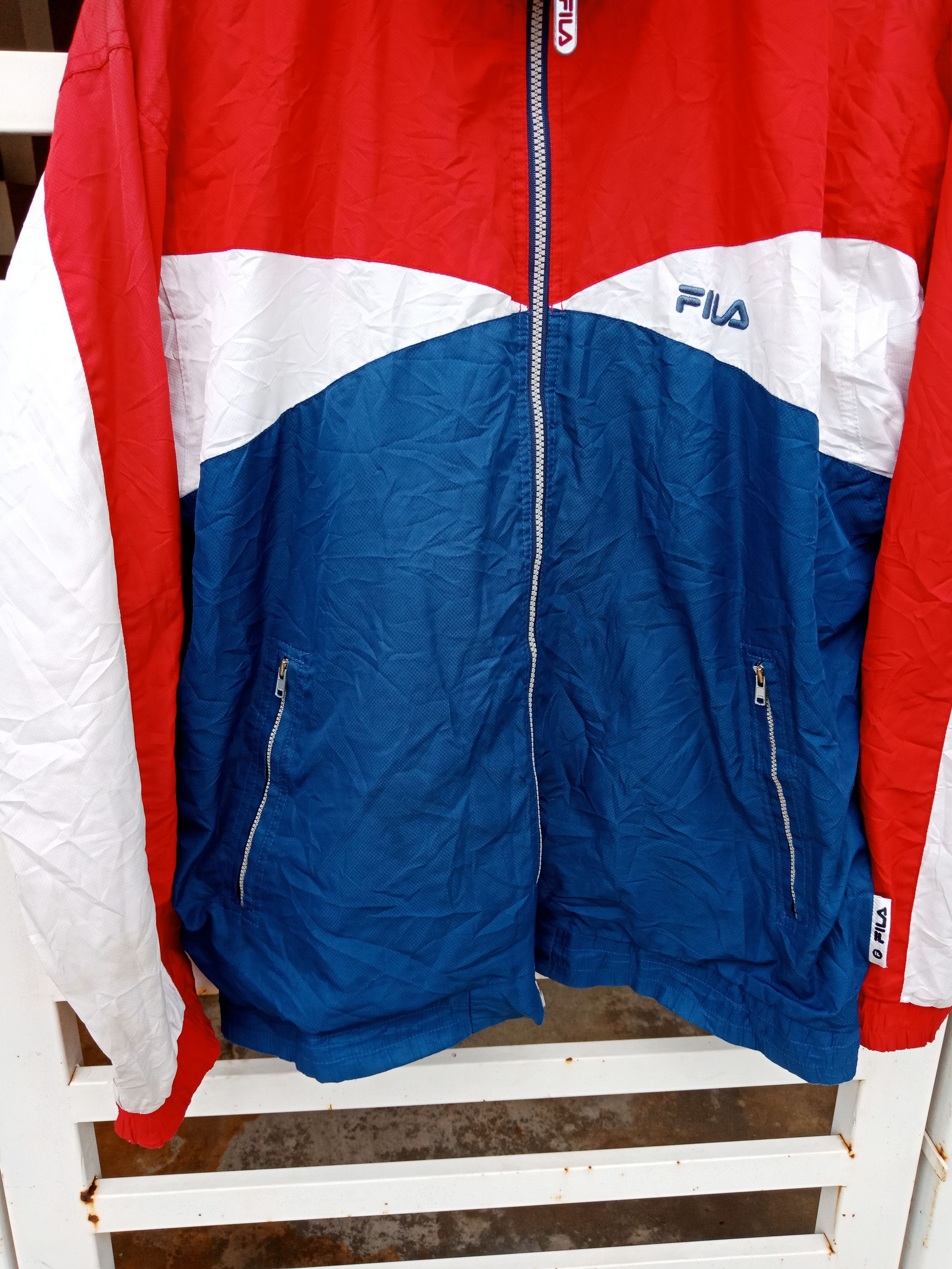 Champion Fila Color Block Windbreaker Size US L / EU 52-54 / 3 - 6 Thumbnail