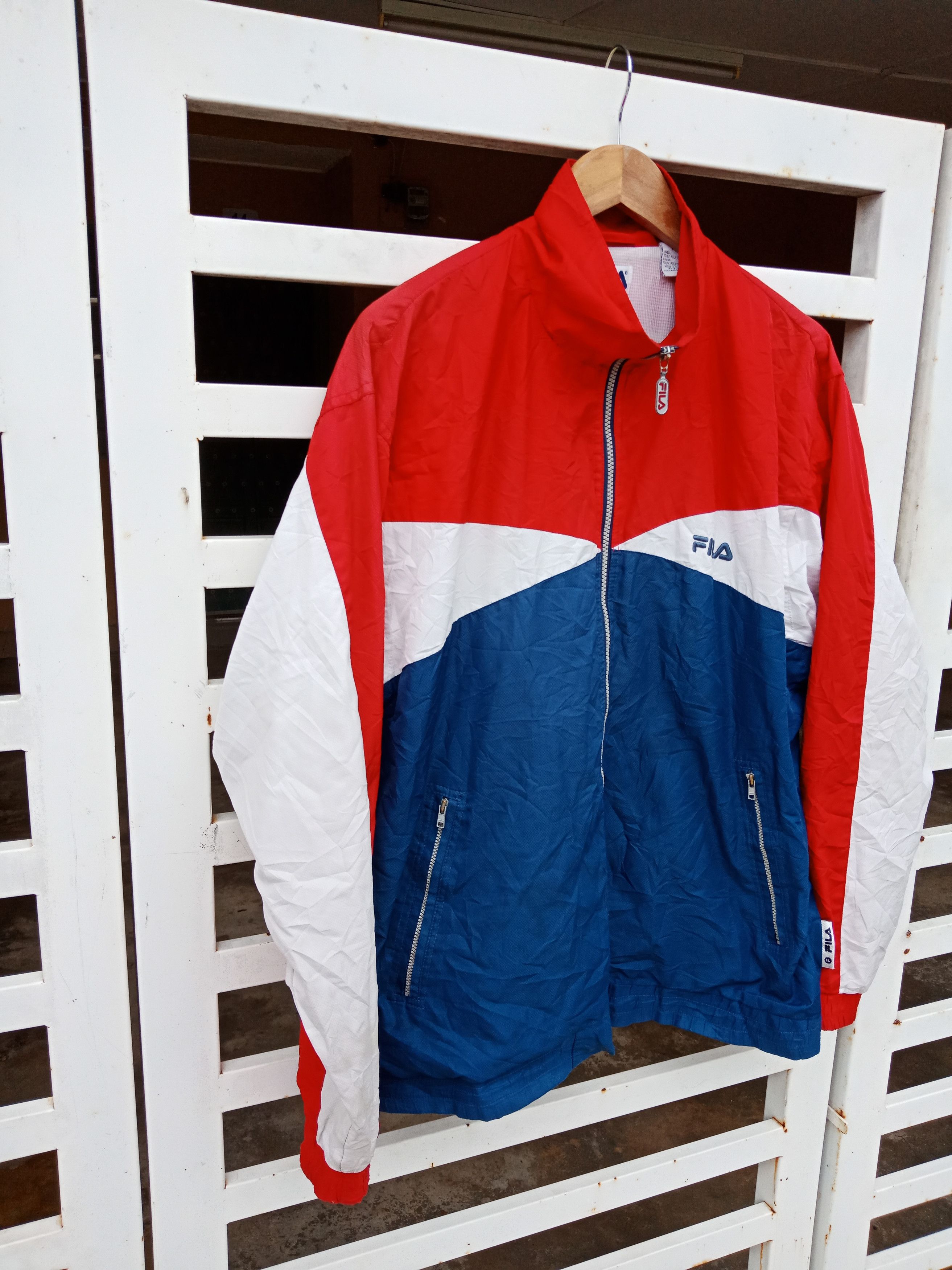 Champion Fila Color Block Windbreaker Size US L / EU 52-54 / 3 - 4 Thumbnail