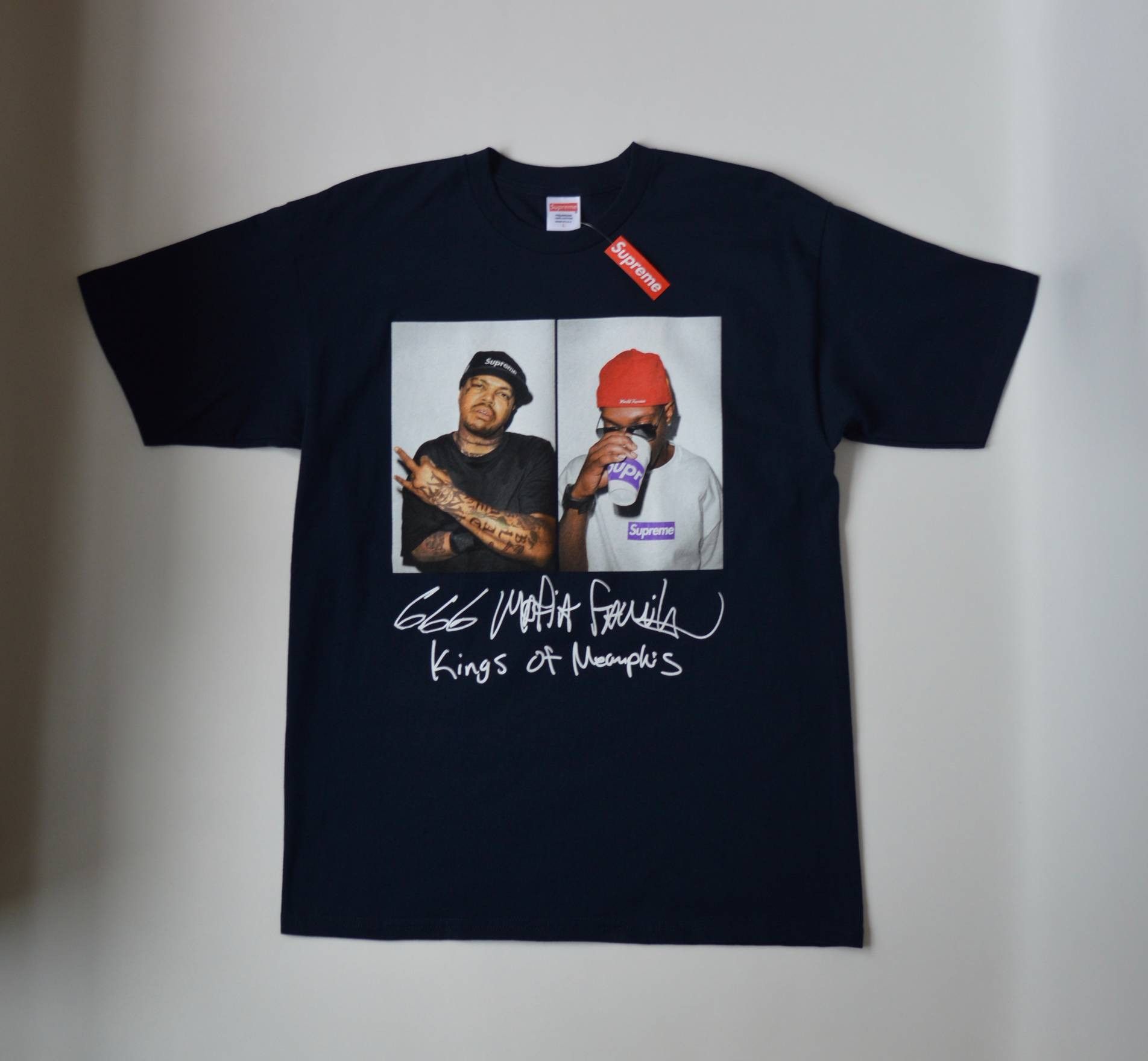 Supreme F/W 12 Three 6 Mafia t shirt | Grailed