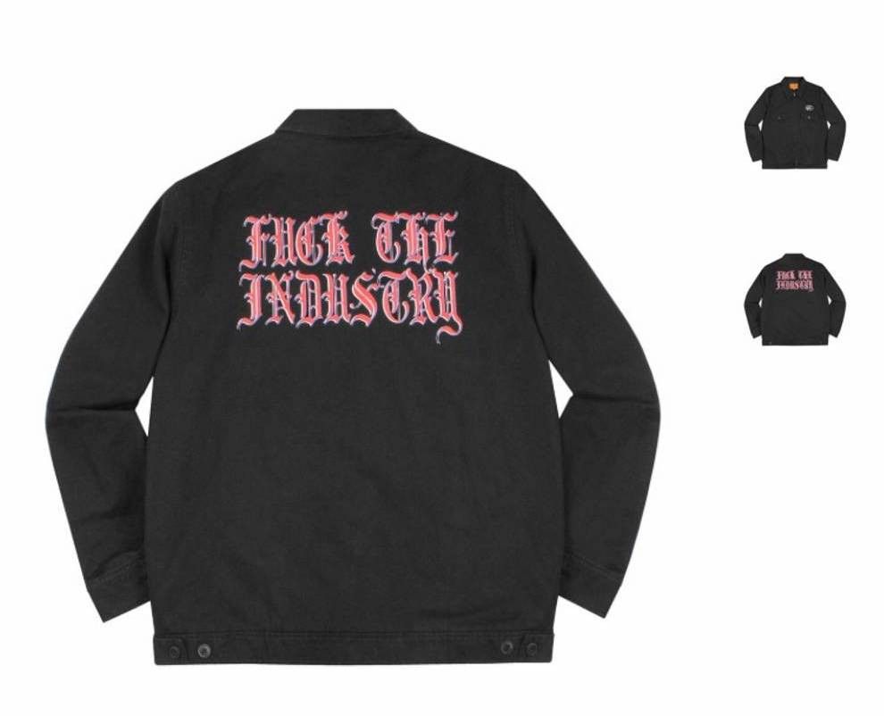 Fuck The Population FTP 'Fuck The Industry' Work Jacket (Large) | Grailed