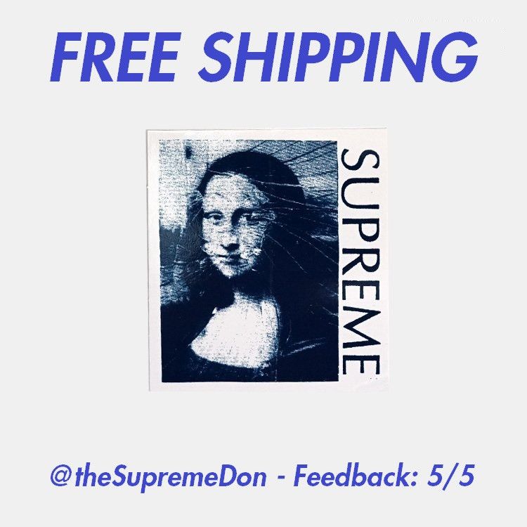 Supreme Supreme Mona Lisa Sticker [ FREE SHIPPING] deadstock ss18 tentacles  octopus summer | Grailed