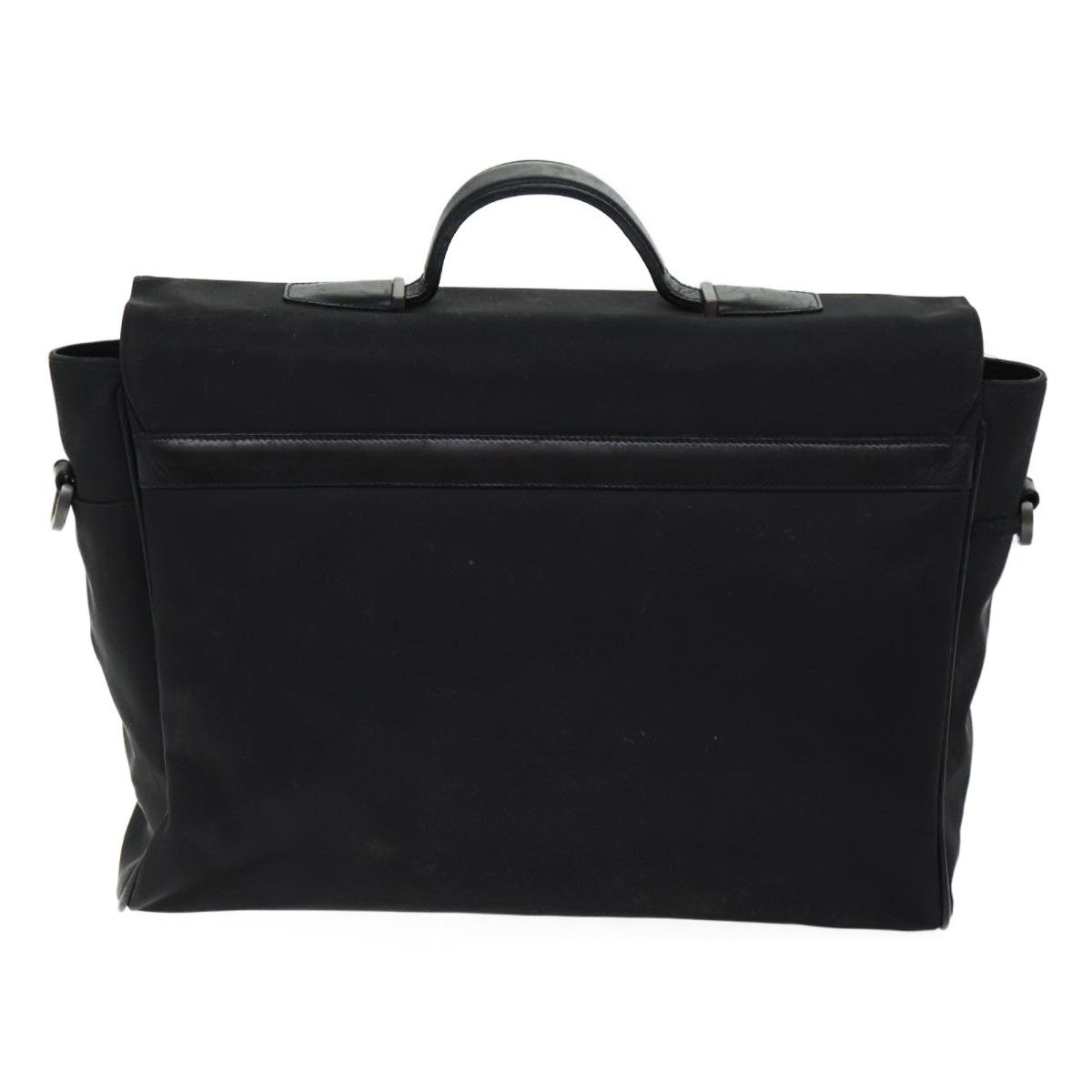 Gianni Versace Gianni Versace Hand Bag Nylon 2way Black Auth 