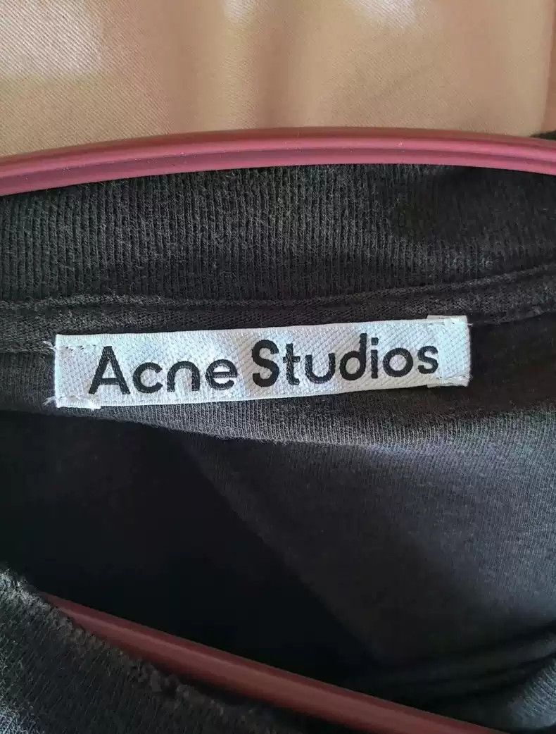 Acne Studios Acne Studios Old 1996 logo printed casual round neck short sleeved T-shirt Size US L / EU 52-54 / 3 - 3 Thumbnail
