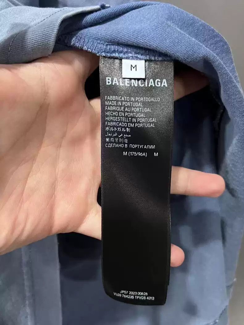 Balenciaga Balenciaga's new washed embroidered logo short sleeves Size US M / EU 48-50 / 2 - 4 Thumbnail