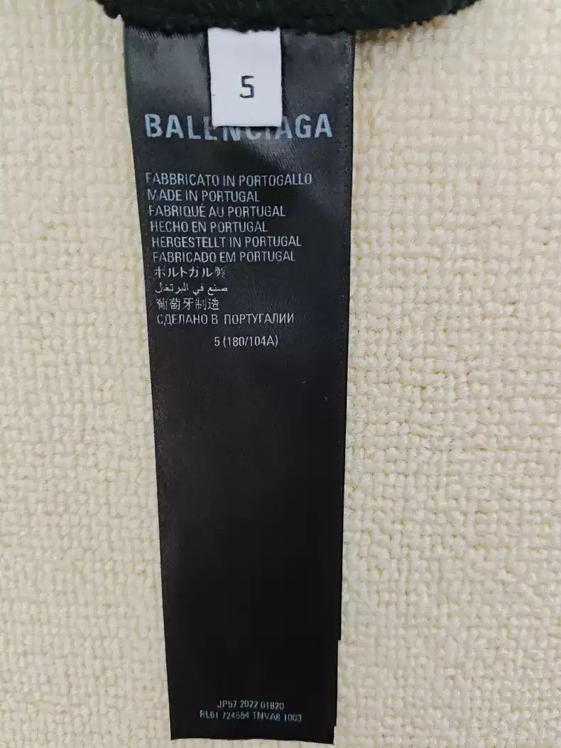 Balenciaga Balenciaga Adidas joint 23SS black and red patchwork distressed faded short sleeved T-shirt Size US XXL / EU 58 / 5 - 6 Thumbnail