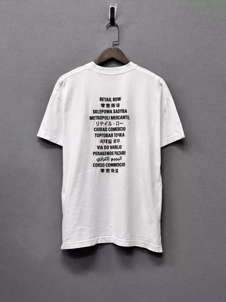 Balenciaga Balenciaga White Retail Short Sleeves Size US M / EU 48-50 / 2 - 2 Thumbnail
