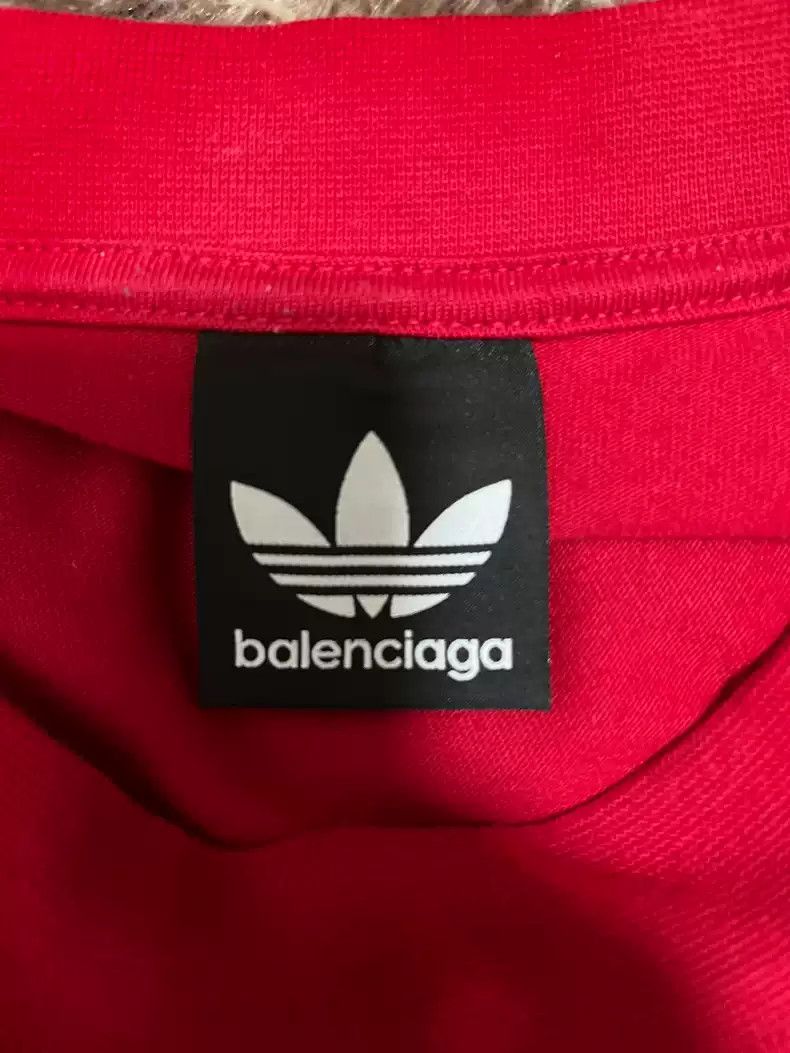 Balenciaga Balenciaga Adidas Co branded Short Sleeves Size US XL / EU 56 / 4 - 3 Thumbnail