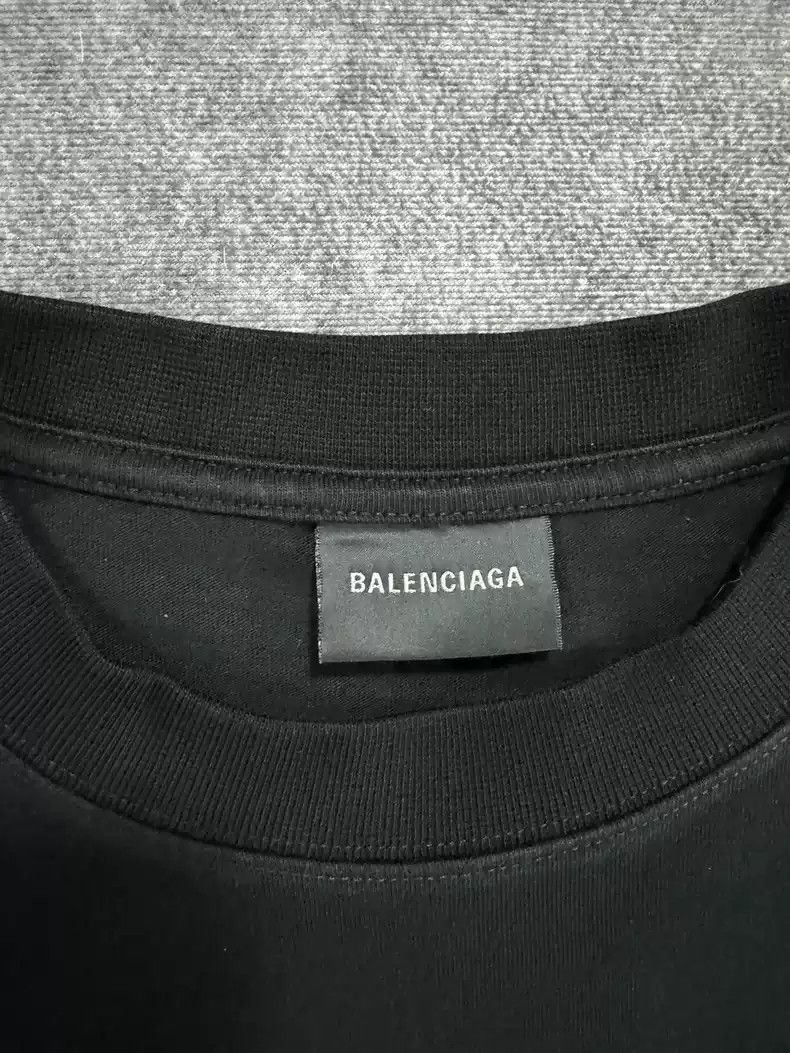 Balenciaga Balenciaga Spring 24 Hot Diamond Black Short Sleeves Size US XS / EU 42 / 0 - 3 Thumbnail
