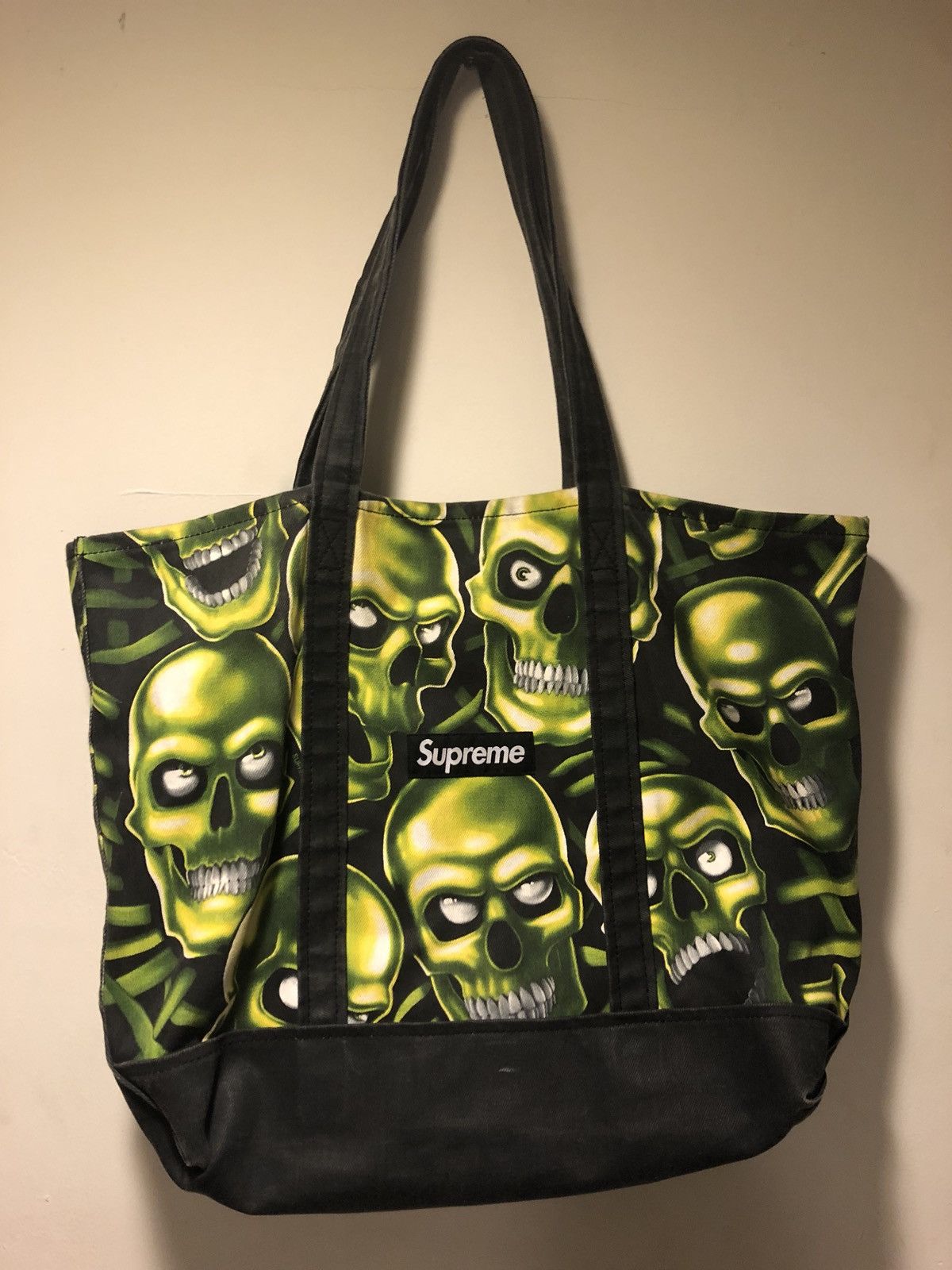 Supreme Supreme “Skull Pile” Tote Bag | Grailed