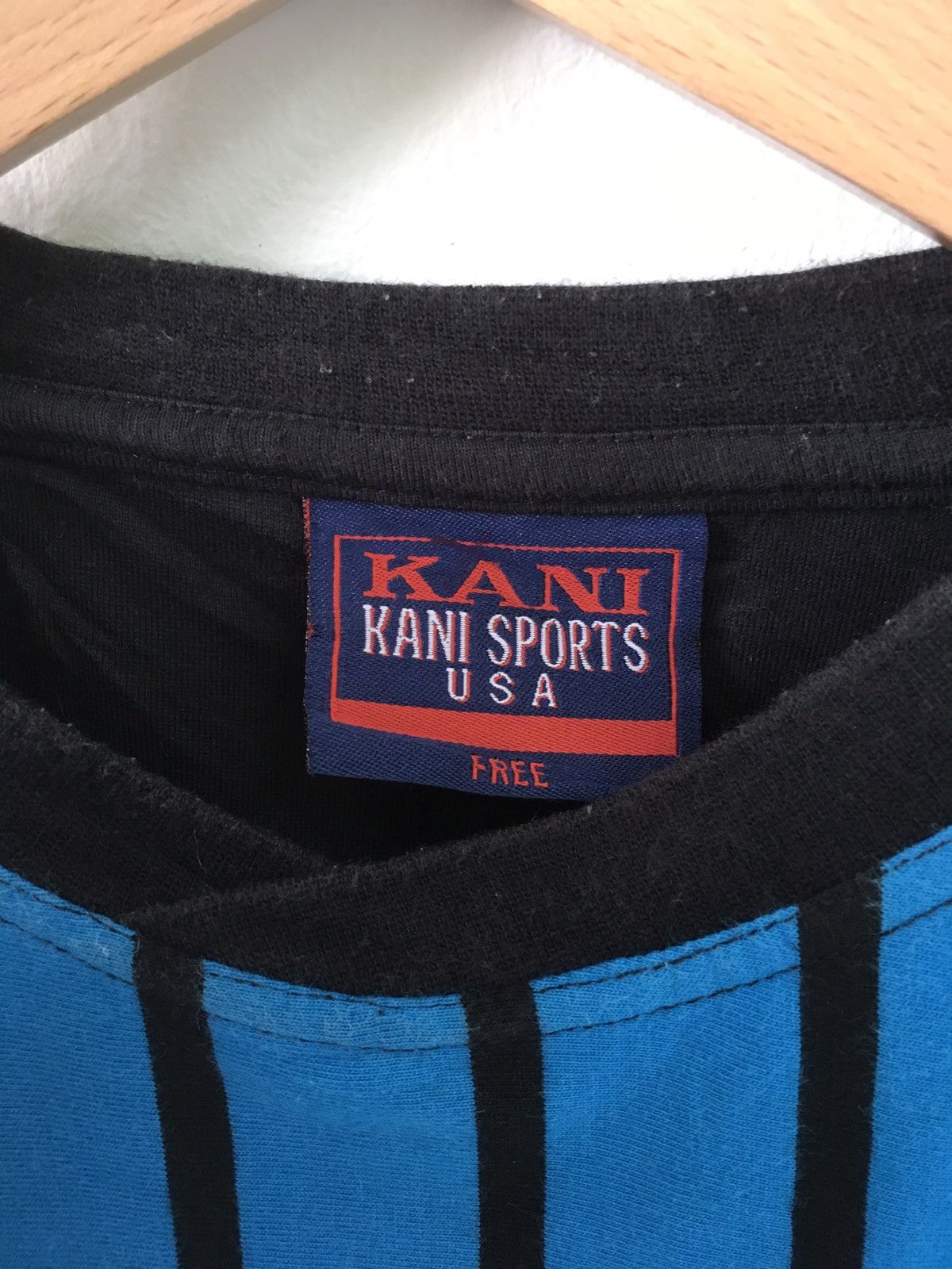 Karl Kani Vintage Swag Kani Sport Cotton Jersey Stripe Size US L / EU 52-54 / 3 - 3 Thumbnail