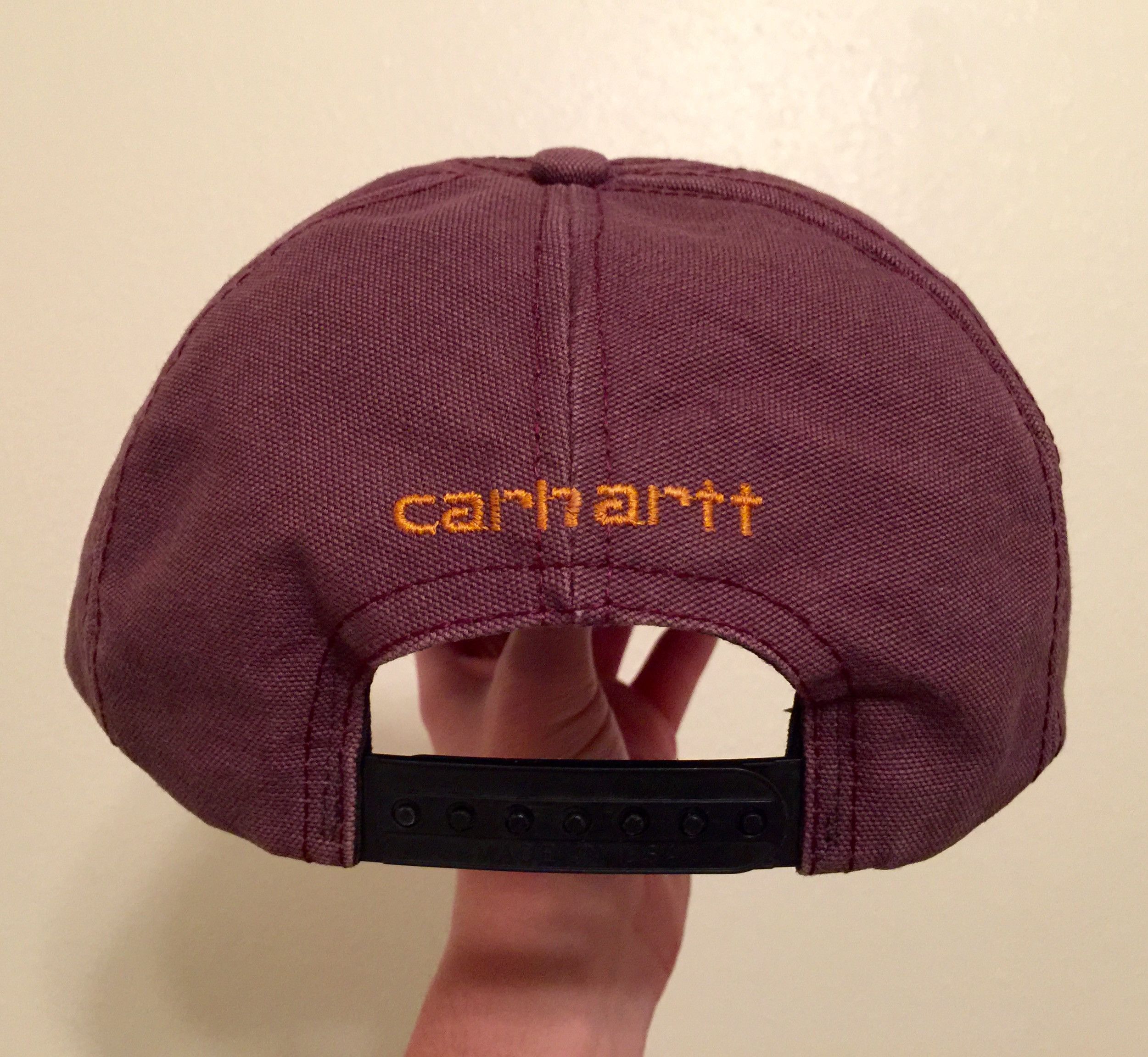 Carhartt VINTAGE Logo Flat Bill Snapback Hat Size ONE SIZE - 2 Preview
