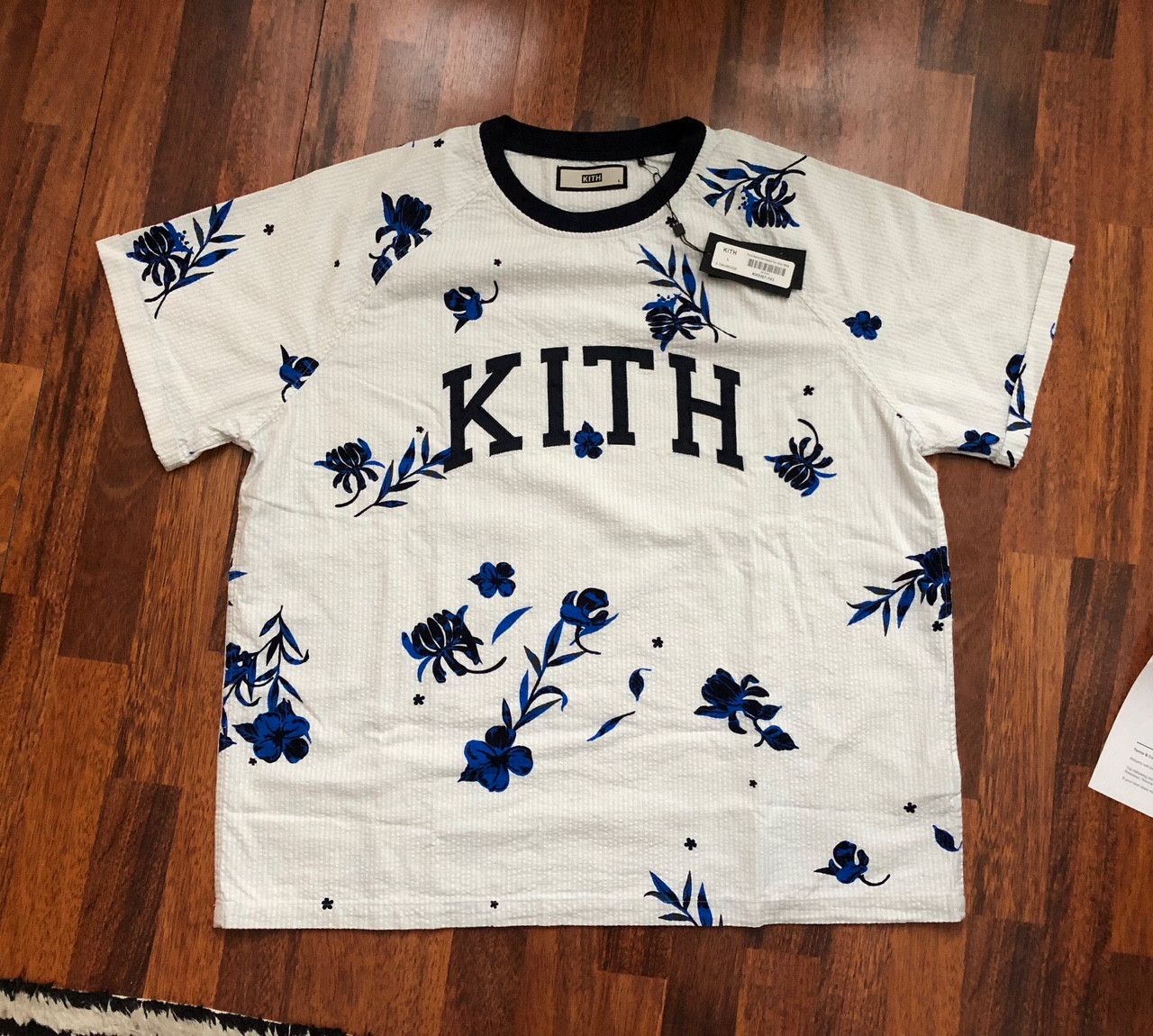 Ronnie Fieg Kith Floral Seersucker Howard Tee | Grailed