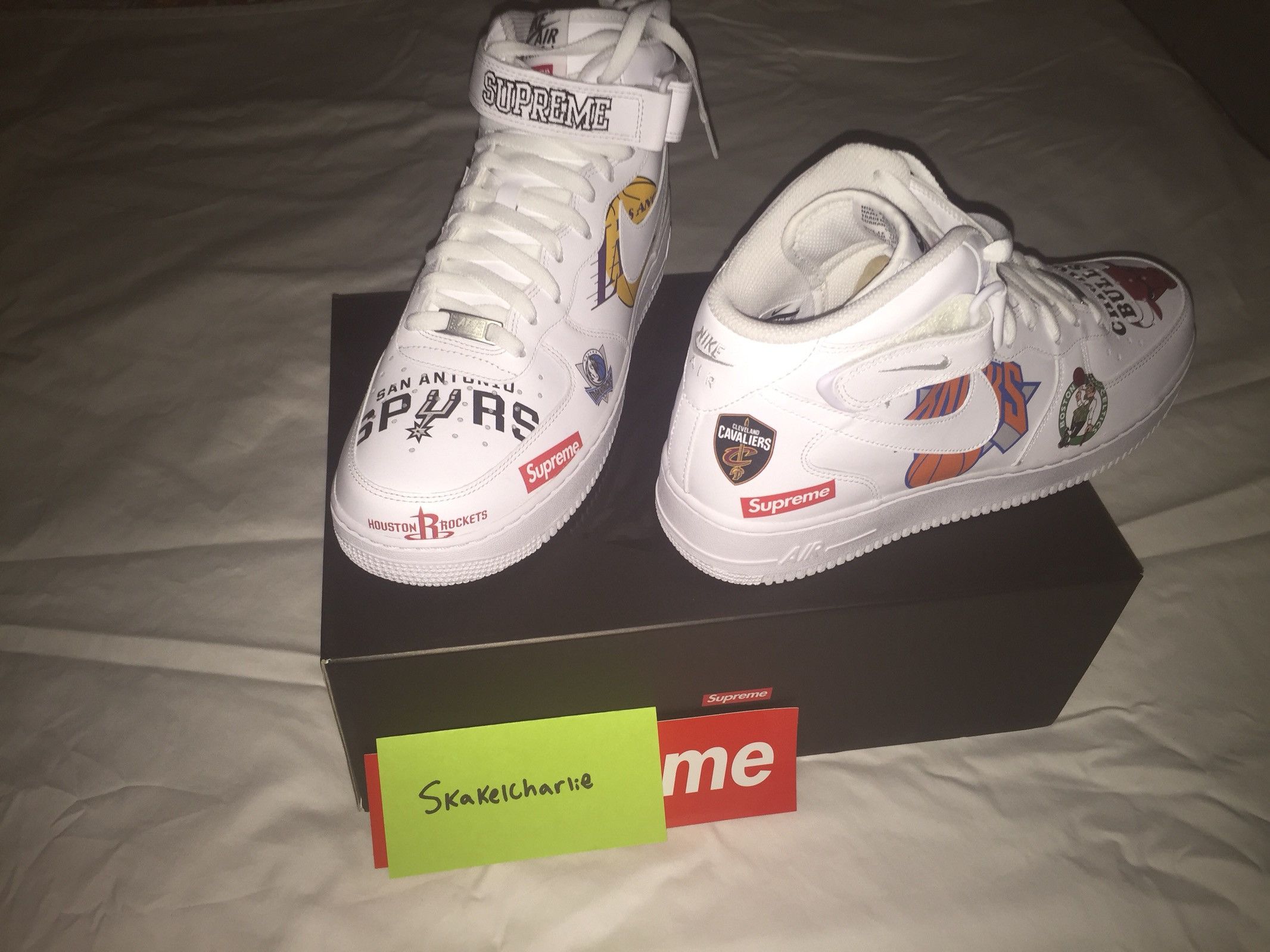 Supreme X NBA X Nike Air Force One Mid