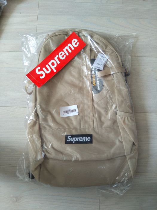 Supreme Backpack Tan Grailed