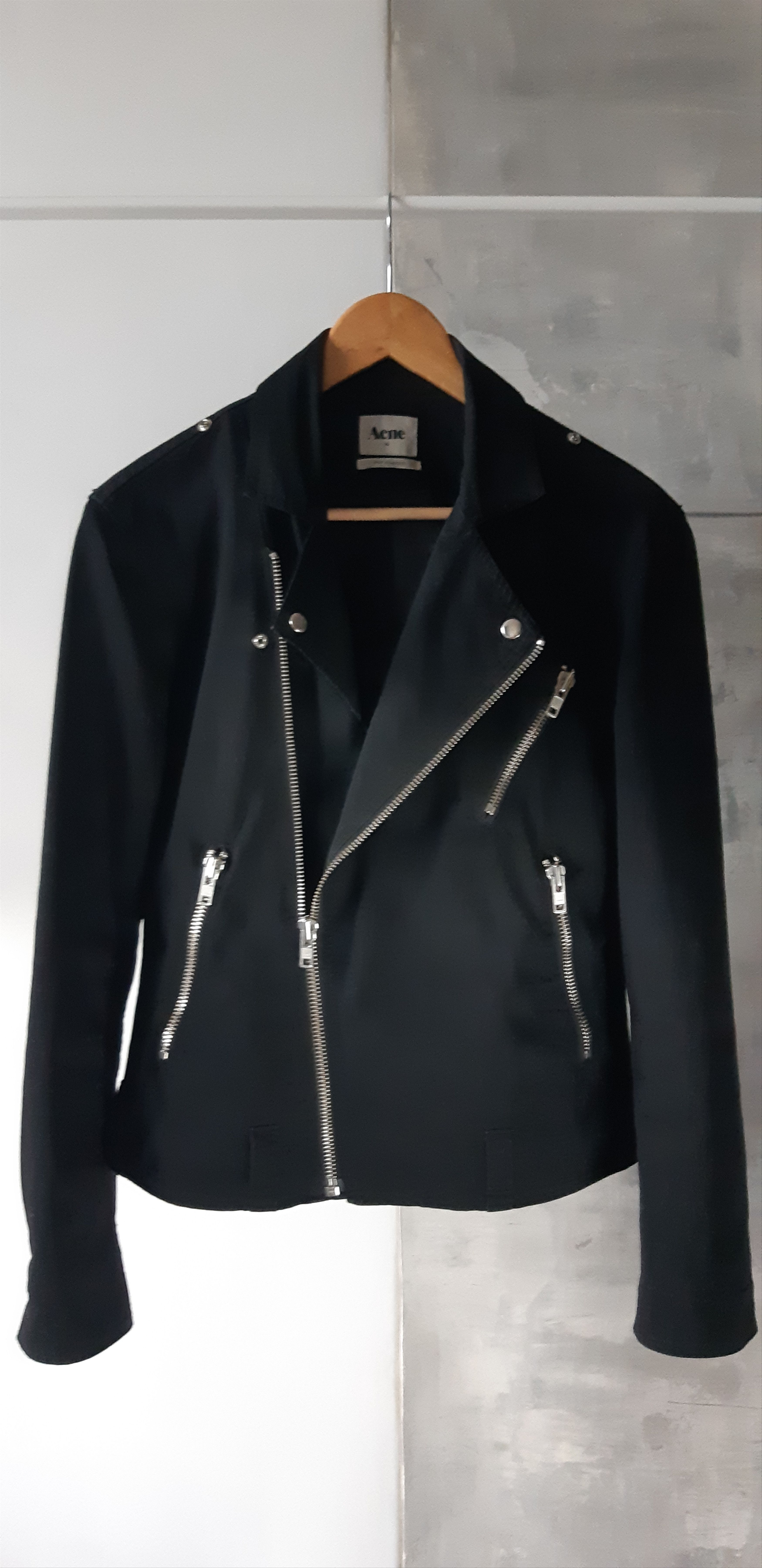 Acne Studios Cotton Biker Jacket M Size US M / EU 48-50 / 2 - 8 Thumbnail