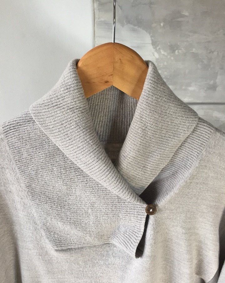 Maison Margiela Maison Margiela Asymmetrical Zip Collar Knit Sweater Size US M / EU 48-50 / 2 - 3 Thumbnail