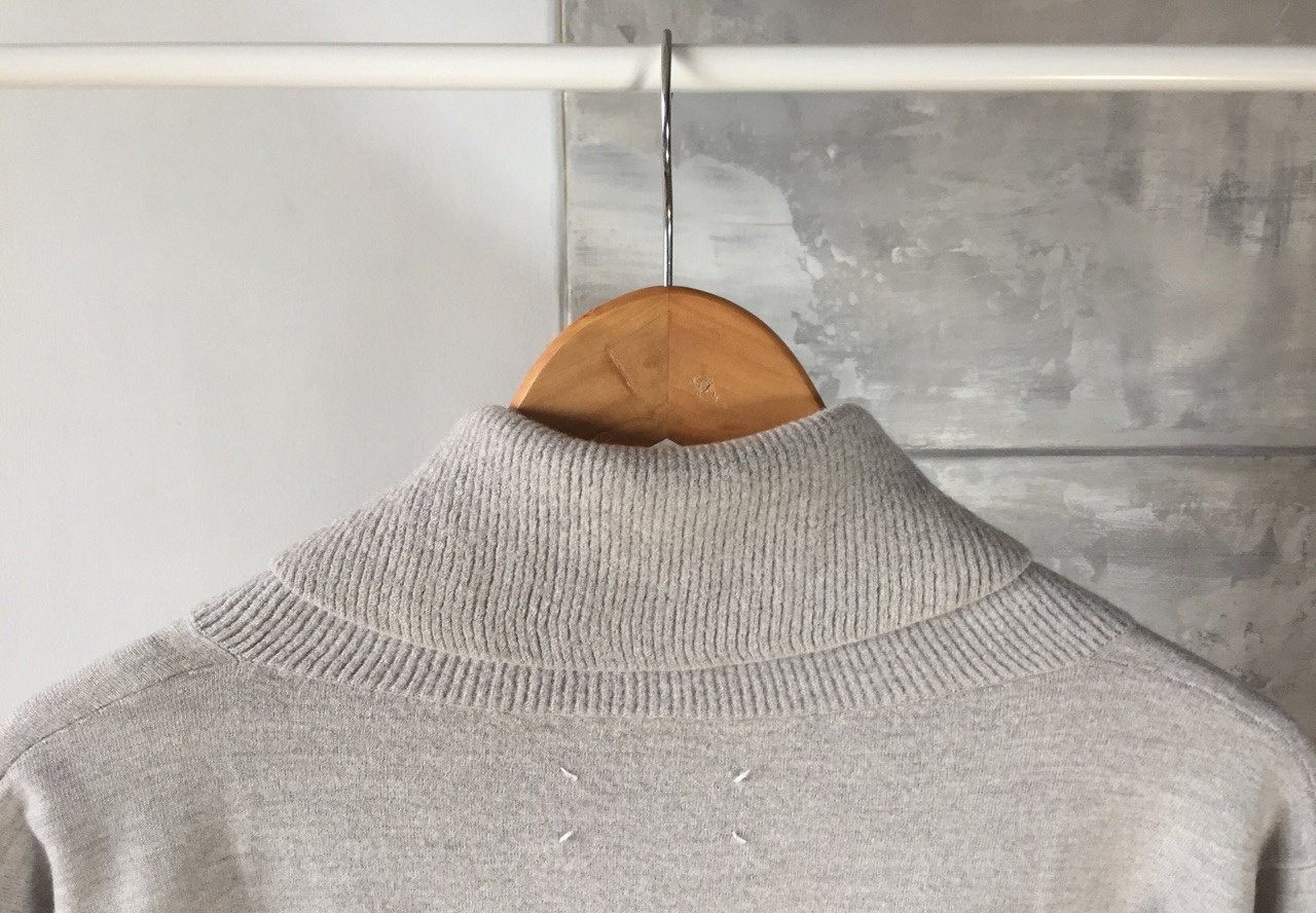 Maison Margiela Maison Margiela Asymmetrical Zip Collar Knit Sweater Size US M / EU 48-50 / 2 - 2 Thumbnail