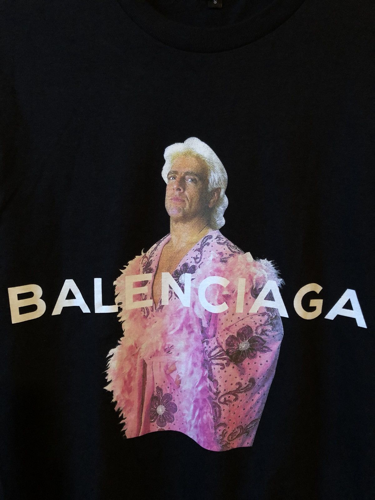 Custom Bootleg Balenciaga Ric Flair Tee Grailed