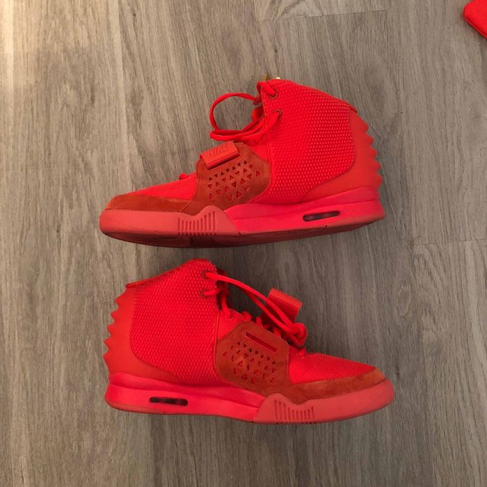 Size 14 - Nike Air Yeezy 2 SP Red October 2014 