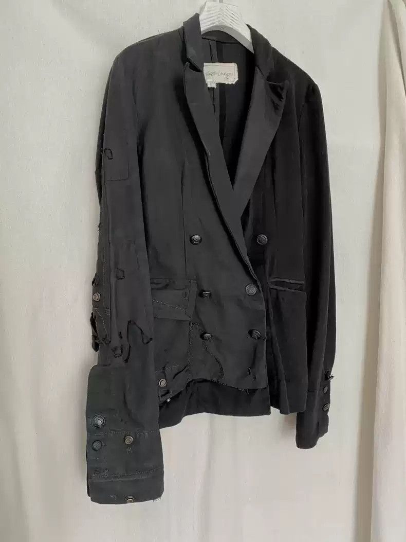 Greg Lauren Greg Lauren Cashmere patchwork double breasted jacket Size US M / EU 48-50 / 2 - 3 Thumbnail