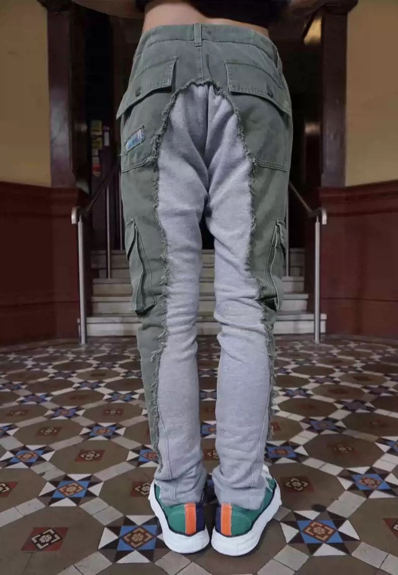 Greg Lauren Greg Lauren Retro military fabric hoodie fabric splicing Size US 30 / EU 46 - 3 Thumbnail