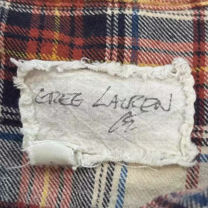 Greg Lauren Greg Lauren Checkered splicing damages the top Size US M / EU 48-50 / 2 - 3 Thumbnail