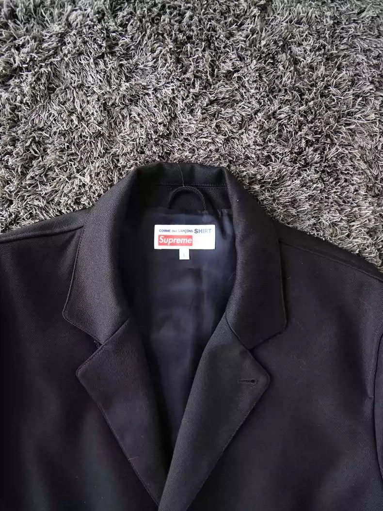 Comme des Garcons comme des garcons misplaced large logo trench coat Size US L / EU 52-54 / 3 - 3 Thumbnail