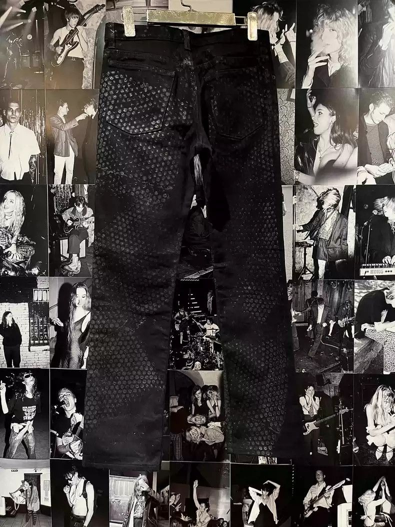 Helmut Lang Helmut Lang Tire print black jeans Size US 30 / EU 46 - 3 Thumbnail
