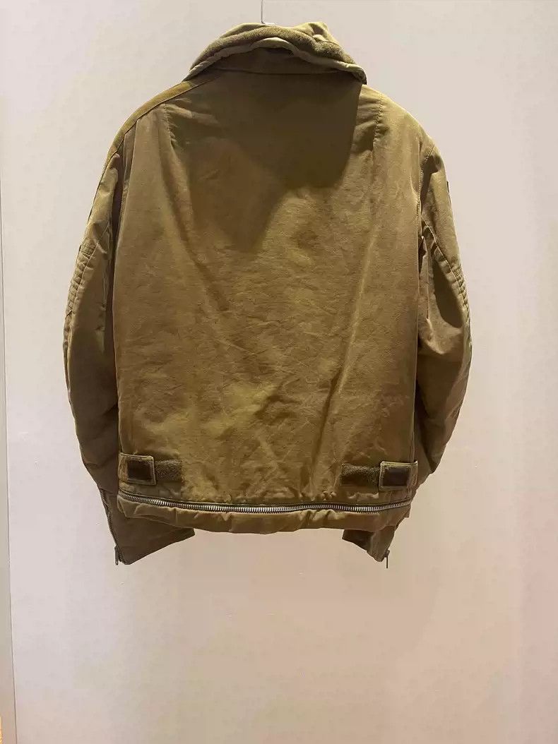 Helmut Lang Helmut Lang Olive green space motorcycle jacket Size US M / EU 48-50 / 2 - 5 Thumbnail