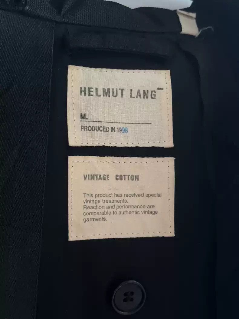 Helmut Lang Helmut Lang archive vintage collection Size US M / EU 48-50 / 2 - 6 Thumbnail