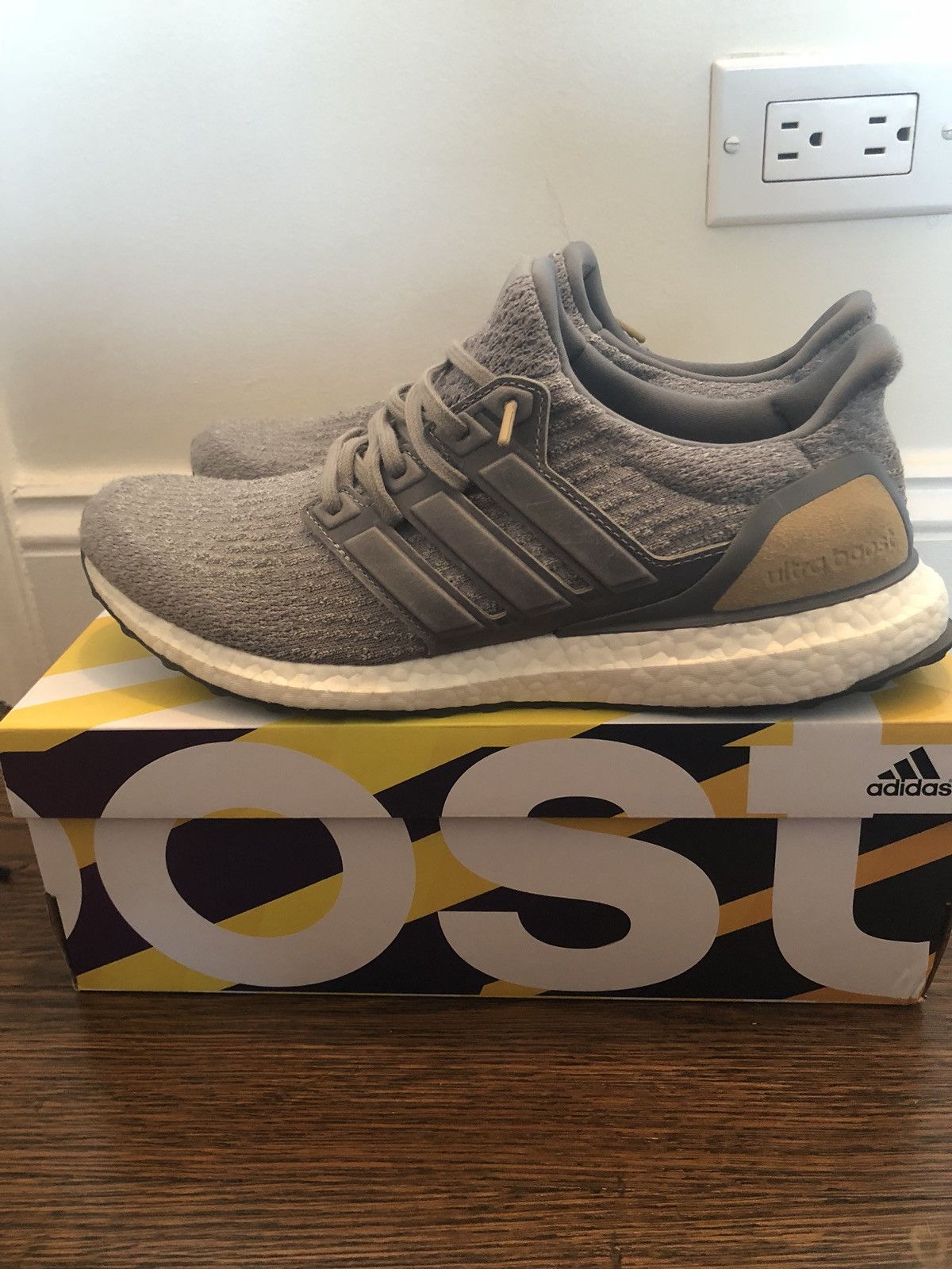 adidas gazelle silver green womens Adidas Ultra Boost Leather Caged Black V3 Men's – Pimp Kicks main image 0