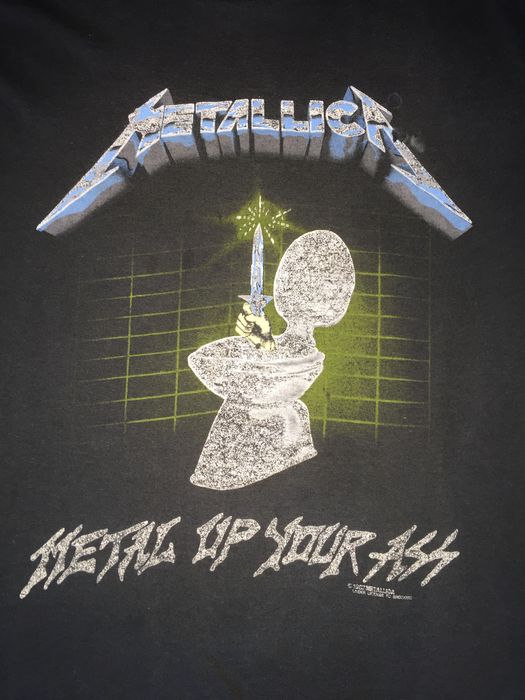 Vintage True Vintage 1987 Metallica Metal Up Your Ass Heavy Metal Glow
