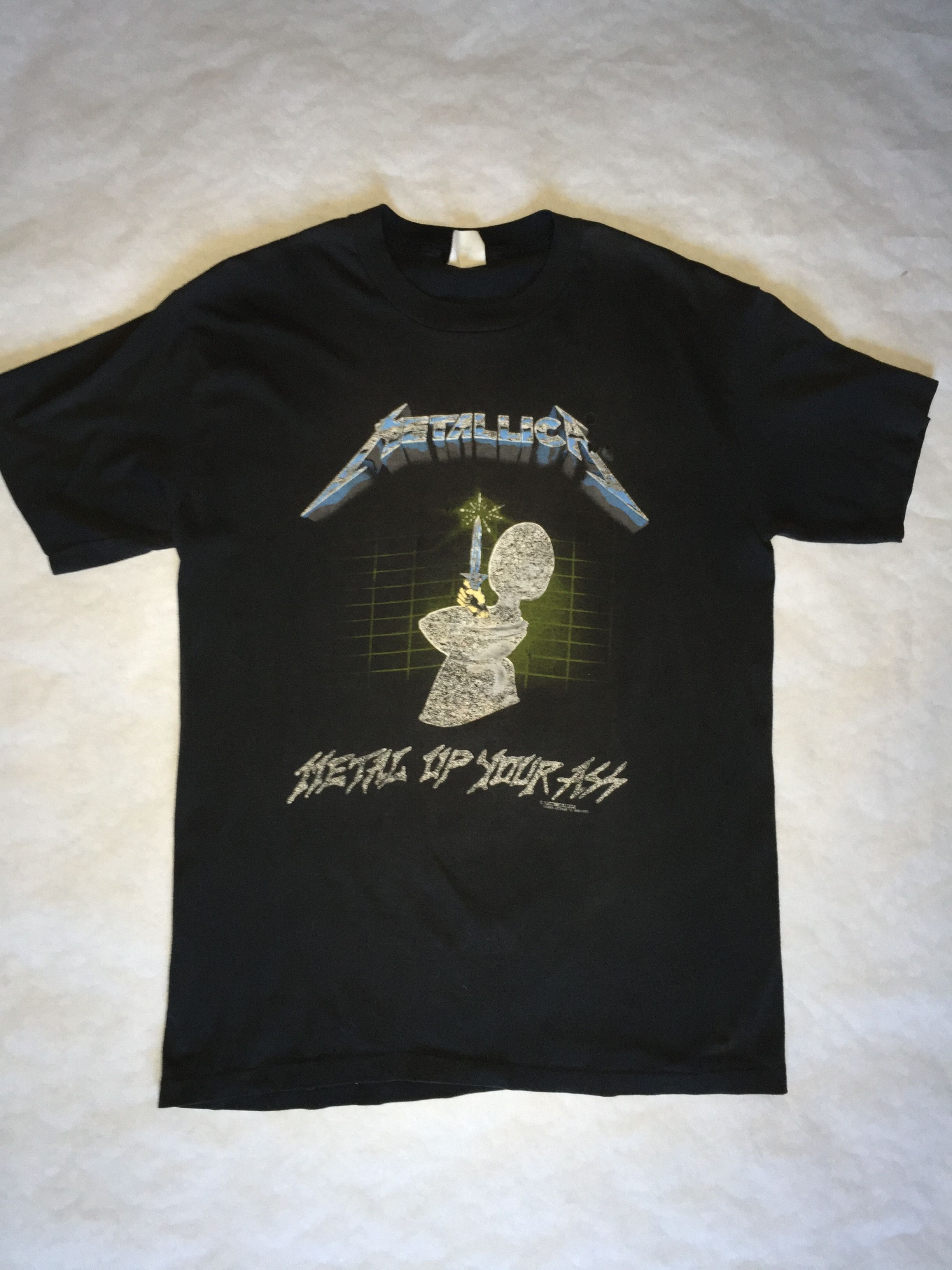 Vintage True Vintage 1987 Metallica Metal Up Your Ass Heavy Metal Glow