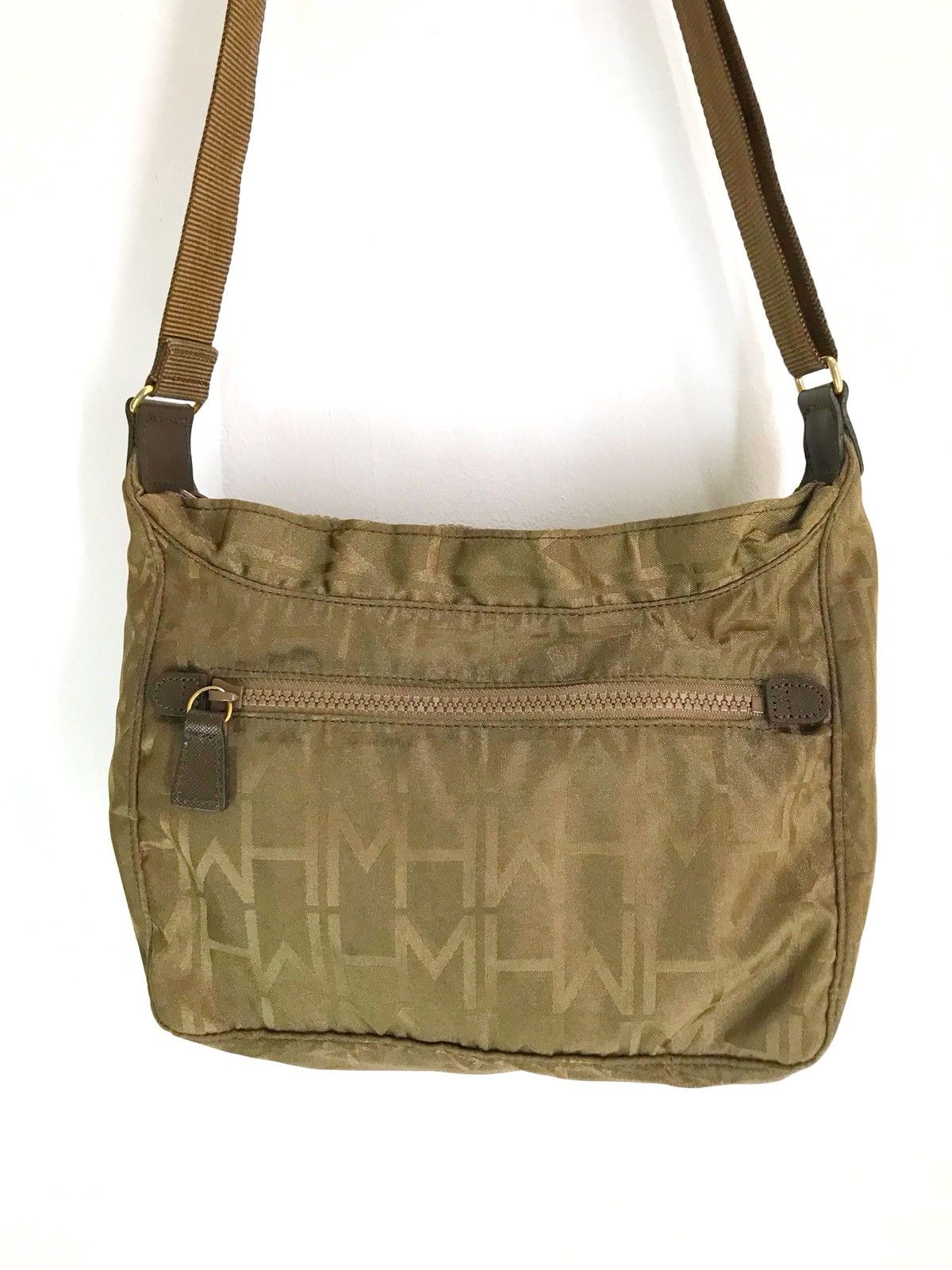 Hanae Mori HANAE MORI Zucca Monogram Adjustable Sling Bag Size ONE SIZE - 7 Thumbnail