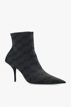 Square Knife Bootie BB Monogram in grey