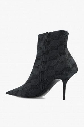 Square Knife Bootie BB Monogram in grey