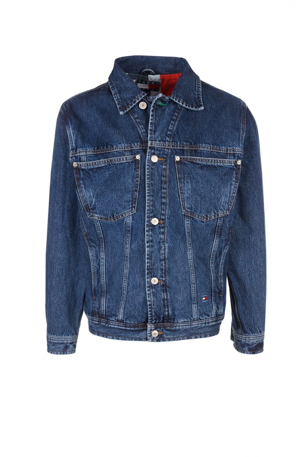 Tommy Hilfiger Denim Tjw 90s Unisex Denim Jacket Size: L %100 Authentic