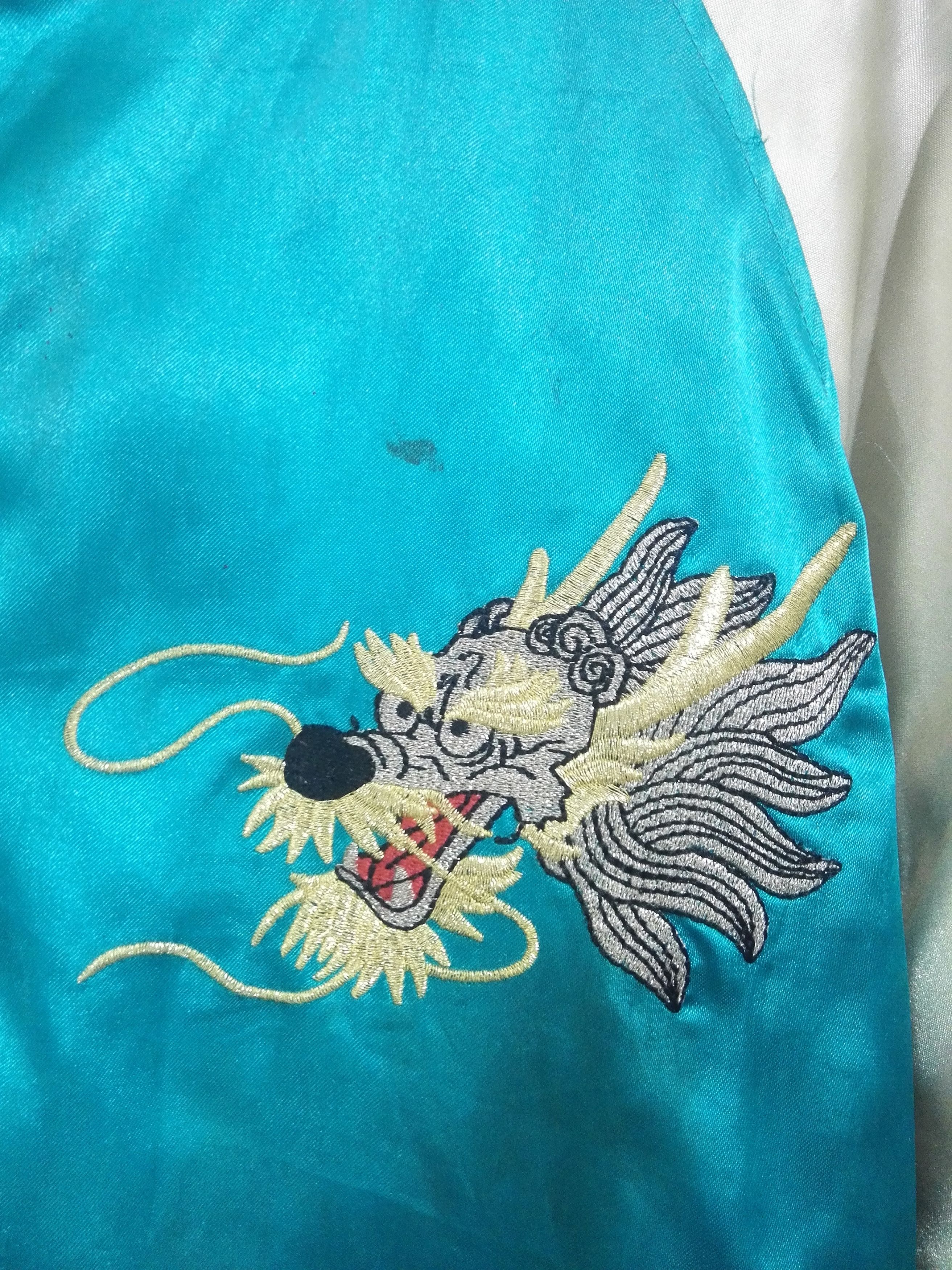 Japanese Brand VTG Sukajan Jacket Embrodery Dragon And Eagle Nice Color 3 Size US M / EU 48-50 / 2 - 4 Thumbnail