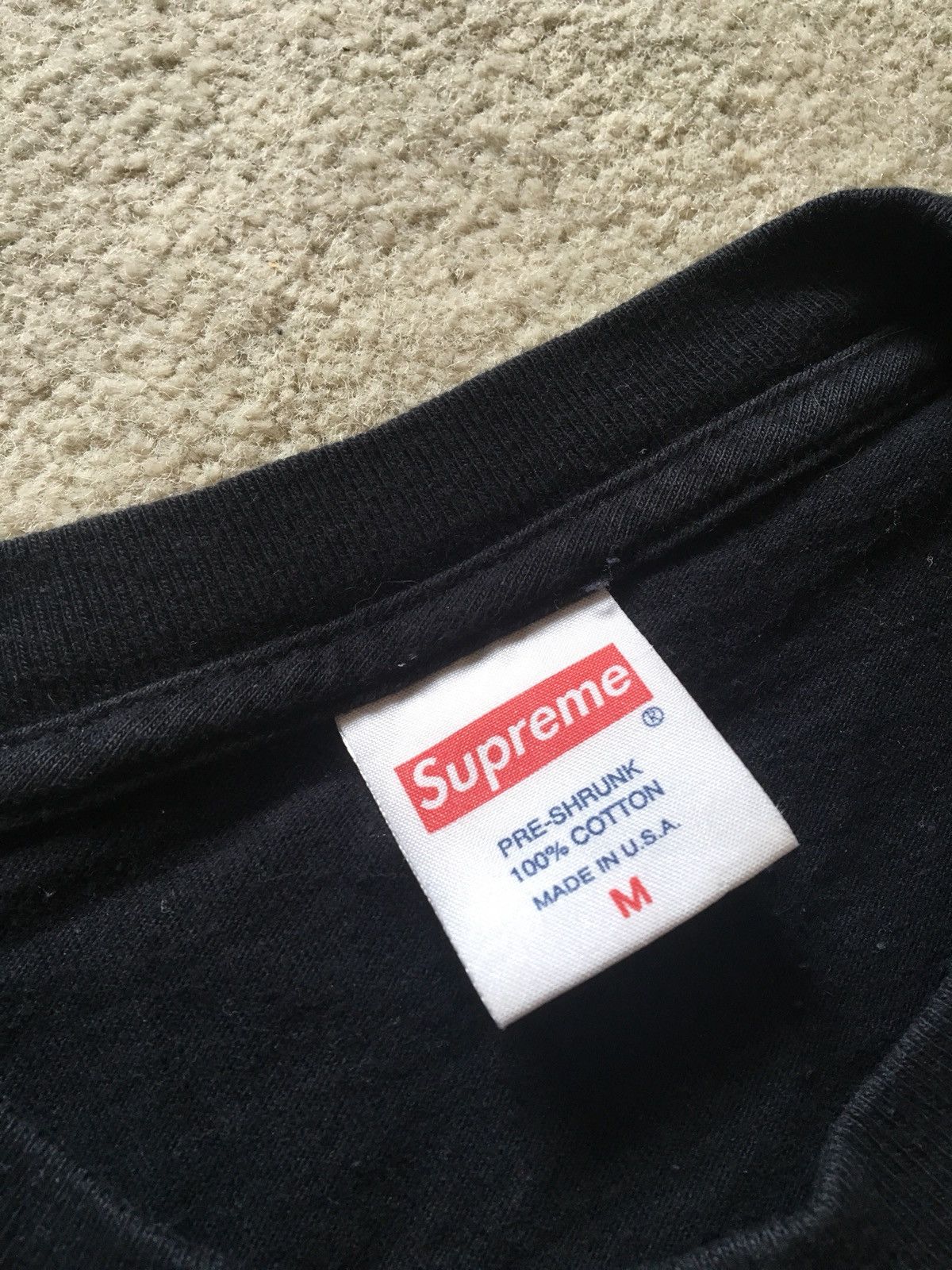 Supreme Black Supreme Motion Logo Tee Size US M / EU 48-50 / 2 - 4 Thumbnail