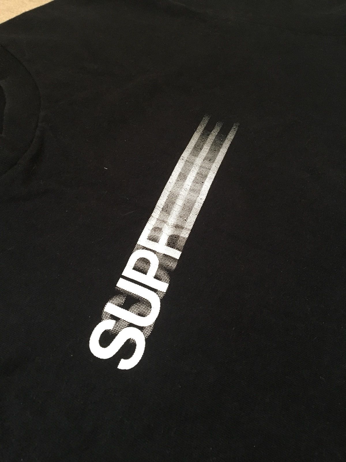 Supreme Black Supreme Motion Logo Tee Size US M / EU 48-50 / 2 - 2 Thumbnail