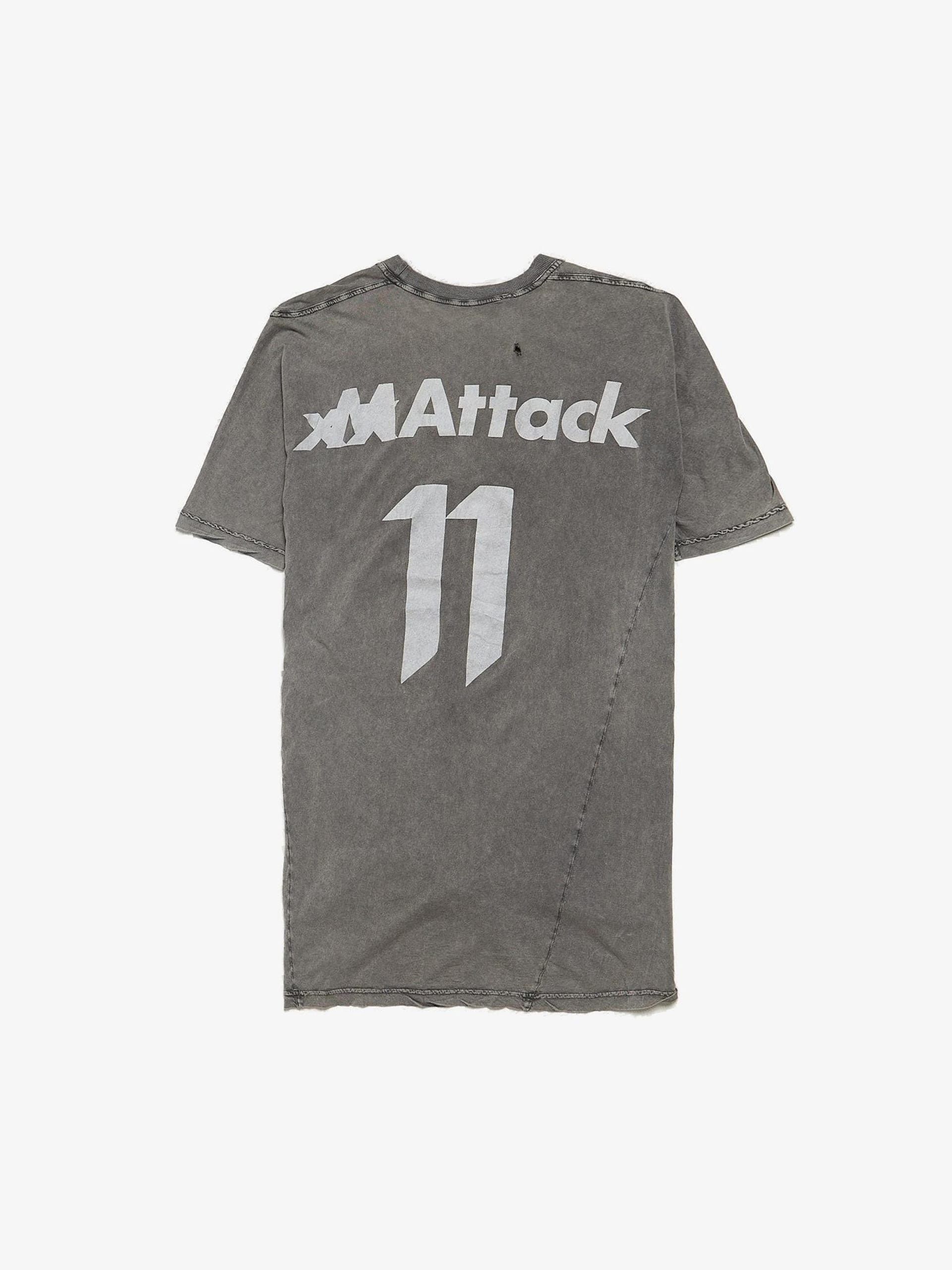 11 By Boris Bidjan Saberi Massive Attack Gray T-Shirt | Grailed
