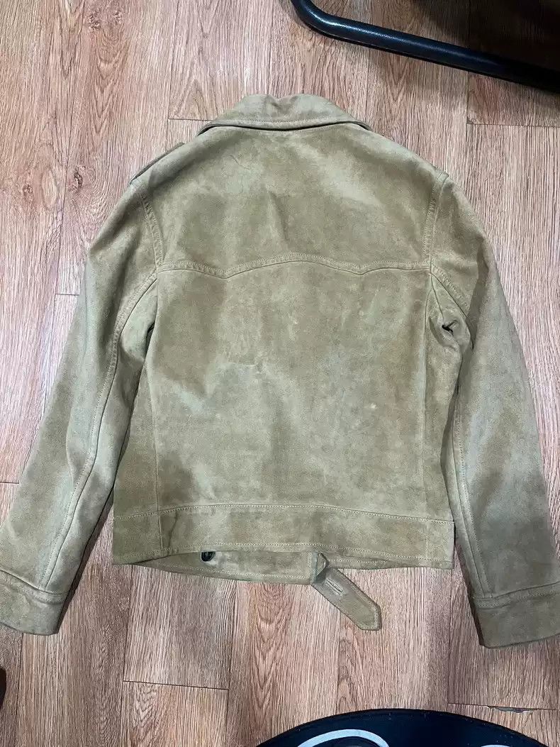 Saint Laurent Paris Saint Laurent Double breasted distressed suede jacket Size US M / EU 48-50 / 2 - 3 Thumbnail