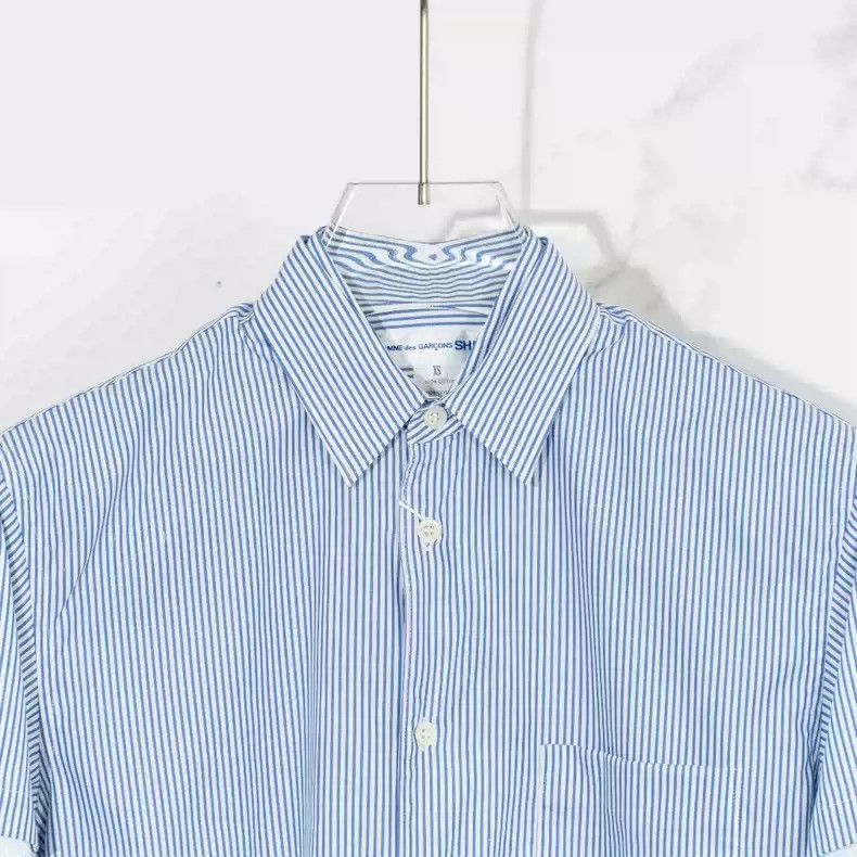 Comme des Garcons comme des garcons striped fake two long sleeved shirts Size US XS / EU 42 / 0 - 3 Thumbnail