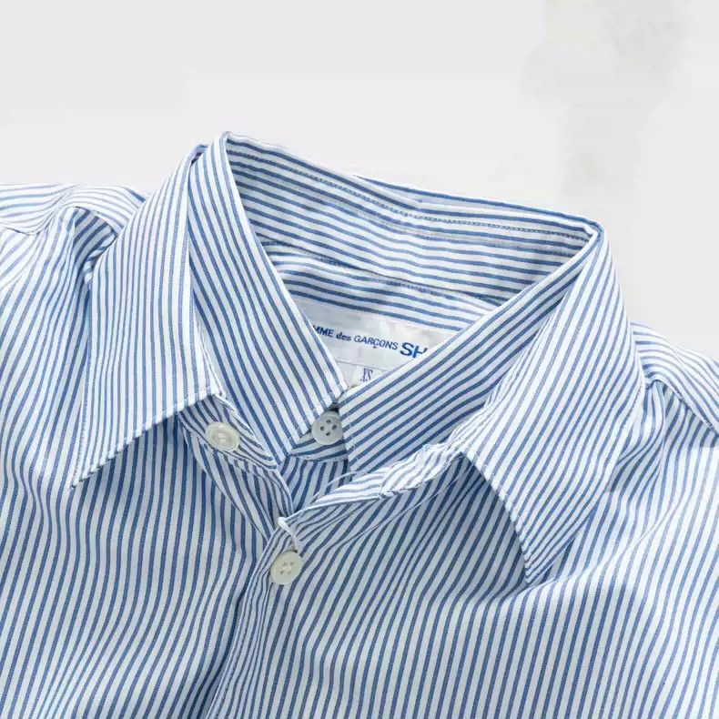 Comme des Garcons comme des garcons striped fake two long sleeved shirts Size US XS / EU 42 / 0 - 4 Thumbnail